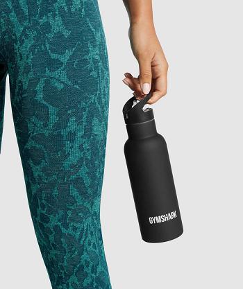 Accessories Lahve na vodu Gymshark Flip Straw Vody Černé | CZ 2009JPQ
